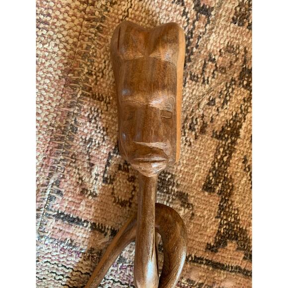 Wooden African Wedding Marriage Chain Hand Carved Vintage Vibes - Picture 3 of 9